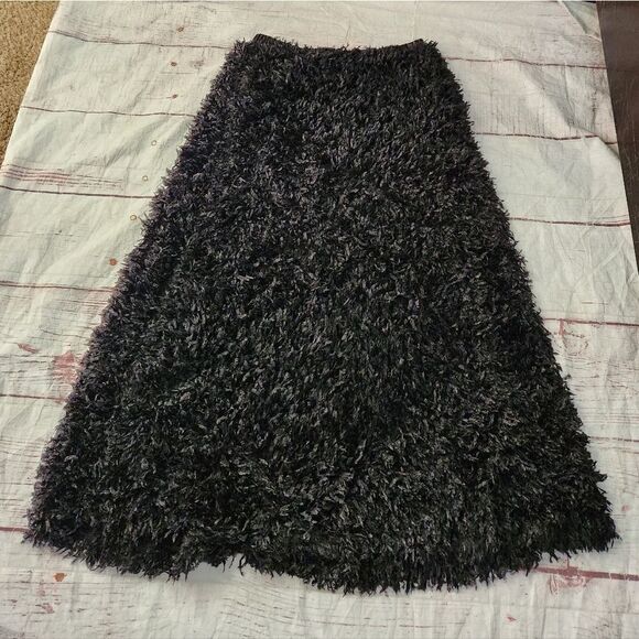 Anthropologie Sunday in Brooklyn Chantal Feathered Maxi Skirt Size Small - Picture 3 of 6